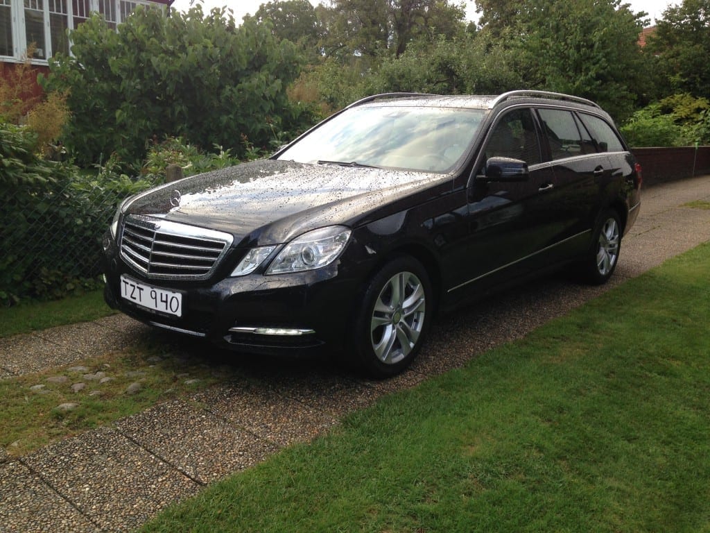 Svart Mercedes E 350 cdi handlad i Tyskland