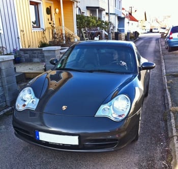 Porsche 996 Targa sportbil importerad från Tyskland