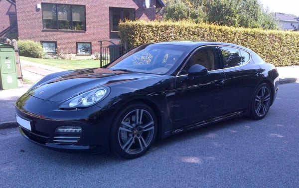 Porsche Panamera 4S importerad från Tyskland genom Importbil i Lund. Porschepanamera20140818