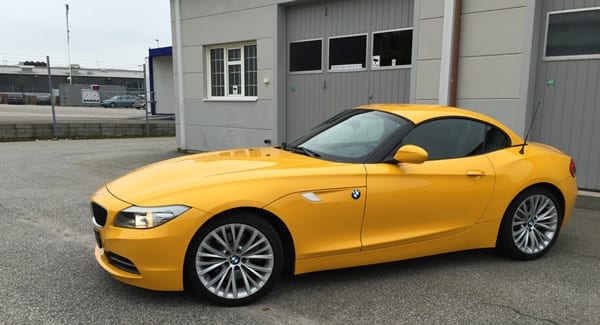 BMW Z4 inköpt i Tyskland genom Importbil.se