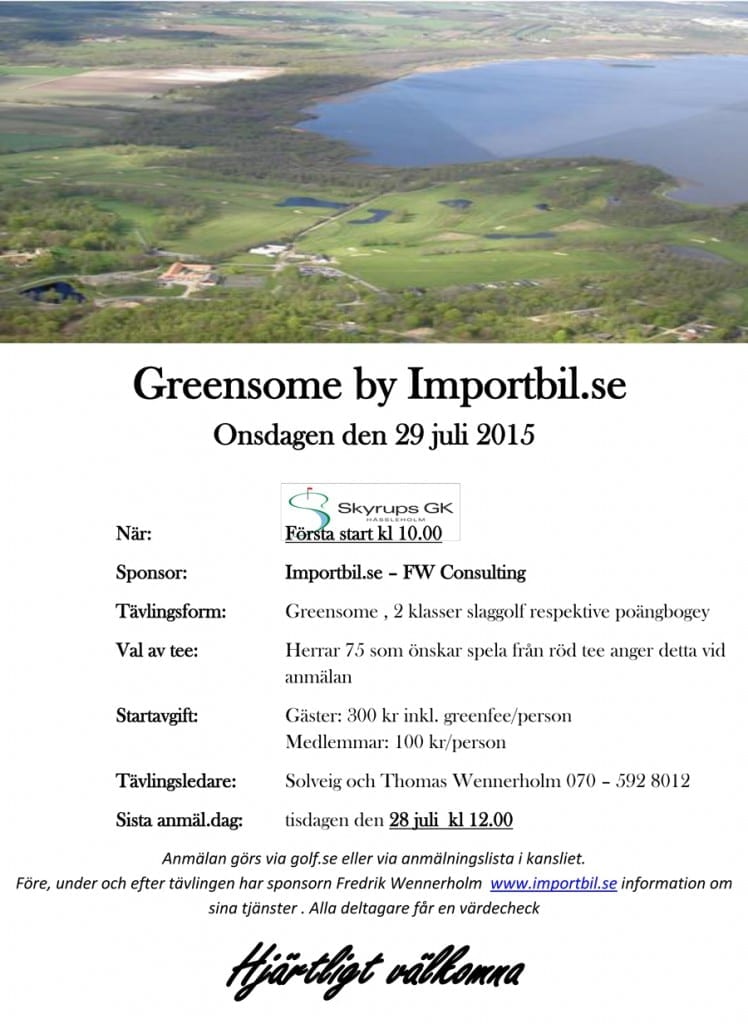 Importbil-greensome-29-juli-2015