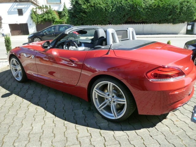 BMW Z4 inköpt i Tyskland genom Fredrik på Importbil.se