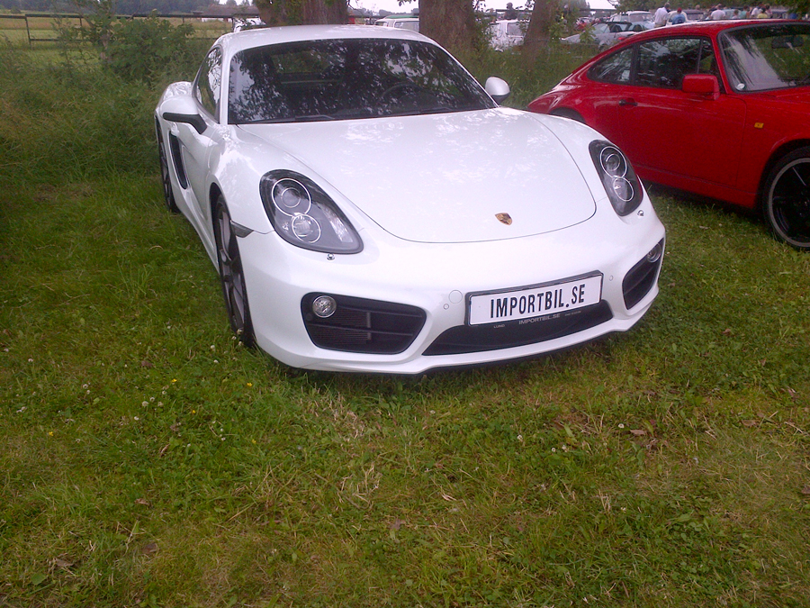 Importbil var på plats i Löddeköpinge en tisdag kväll