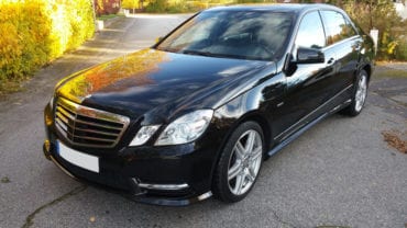 Mercedes E 350 – importerad utan besvär