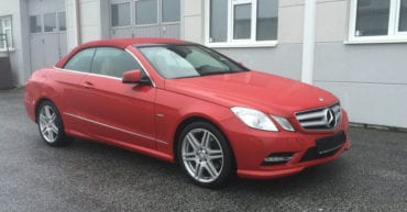 Importerad Mercedes E-klass 350 cab från Tyskland