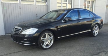 Mercedes S600L L 5,5 liters V12 och 517 hk.
