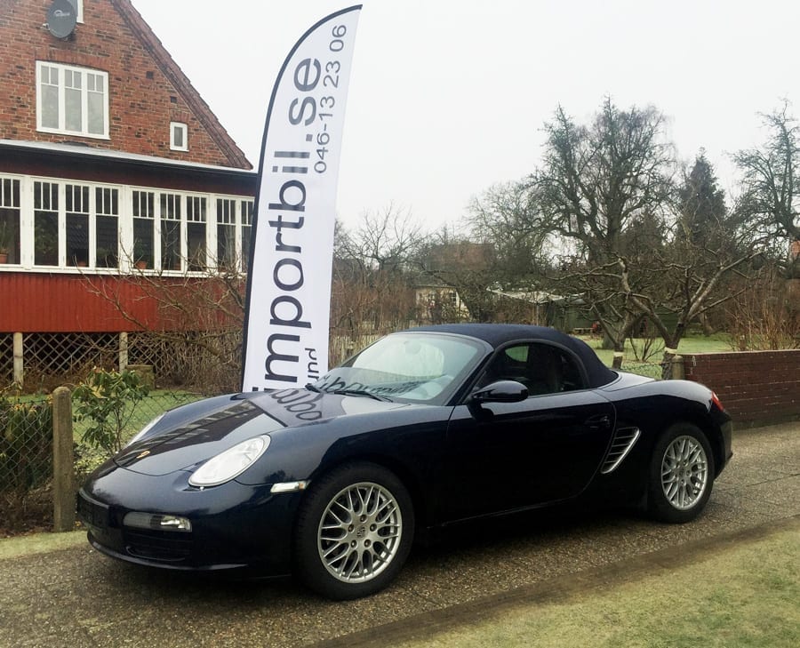 Porsche Boxster Cab 2,7, 245 hk, manuell låda Tyskimport-Porsche