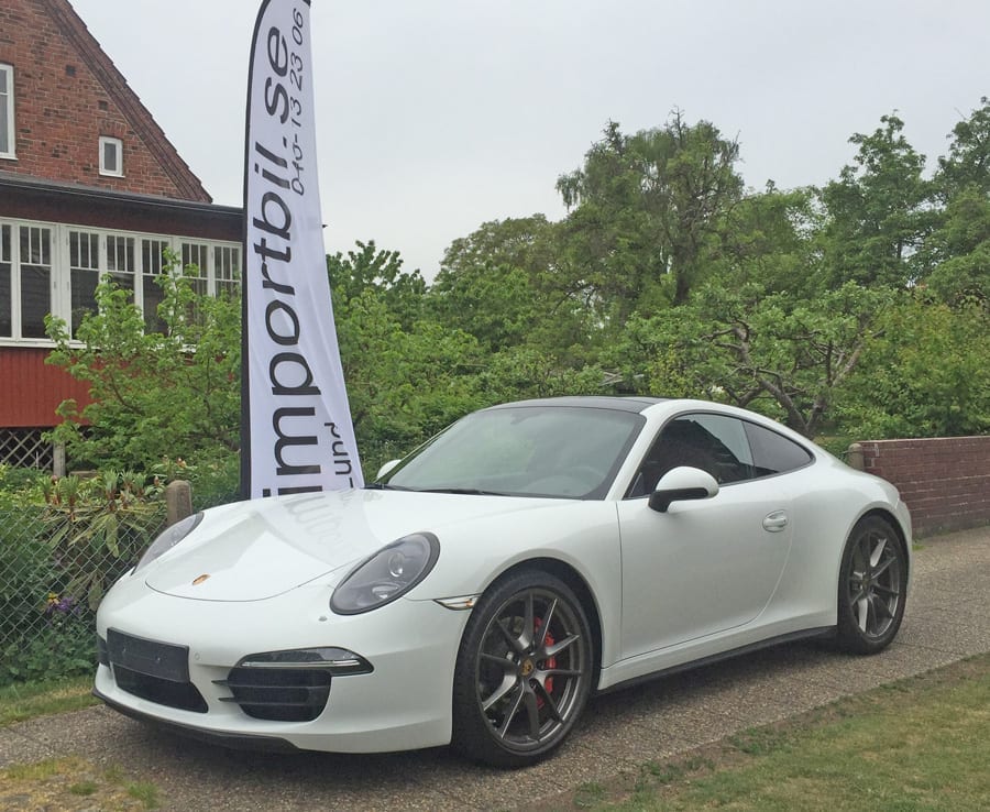 Porsche 911 991 4S, 430 hk Porsche 911 991 4S, 430 hk. Importerad bil från Tyskland.