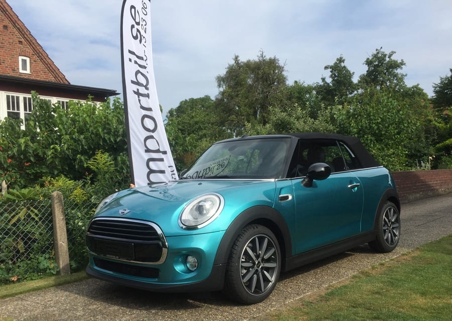 Mini Cooper cab automat 17” LED Skinn Navi Chili Mini Cooper cab automat 17” LED Skinn Navi ChiliTyskland