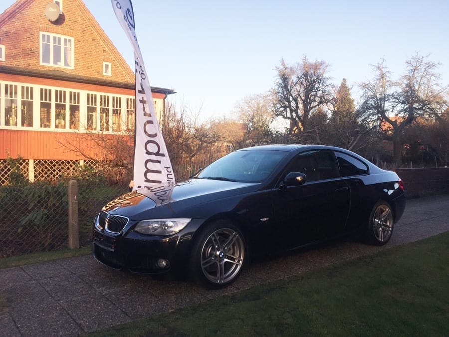 Begagnad BMW 330d Coupé M Sport Edition 6 cylinders dieselsexa med 245 hk importerad från Tyskland import-BMW-330d