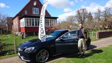 Mercedes-Benz C 63 AMG S 8 cylindrig motor på 4 liter dubbelturbo och 510 hk