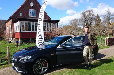 Mercedes-Benz C 63 AMG S 8 cylindrig motor på 4 liter dubbelturbo och 510 hk
