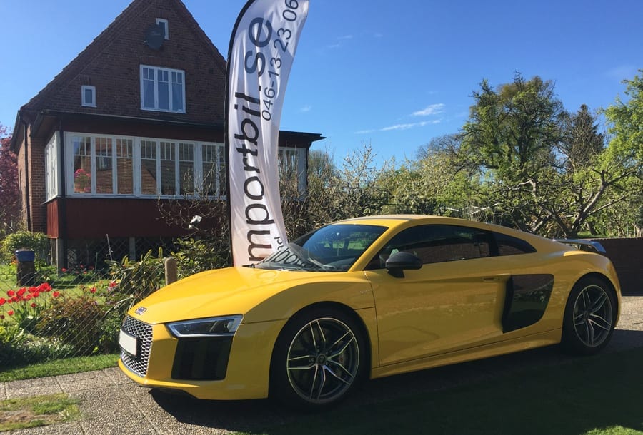 Importerad från Tyskland, Audi R8 V10 Plus och hela 610 hk Tysklandimport av en Audi R8 V10 Plus och hela 610 hk