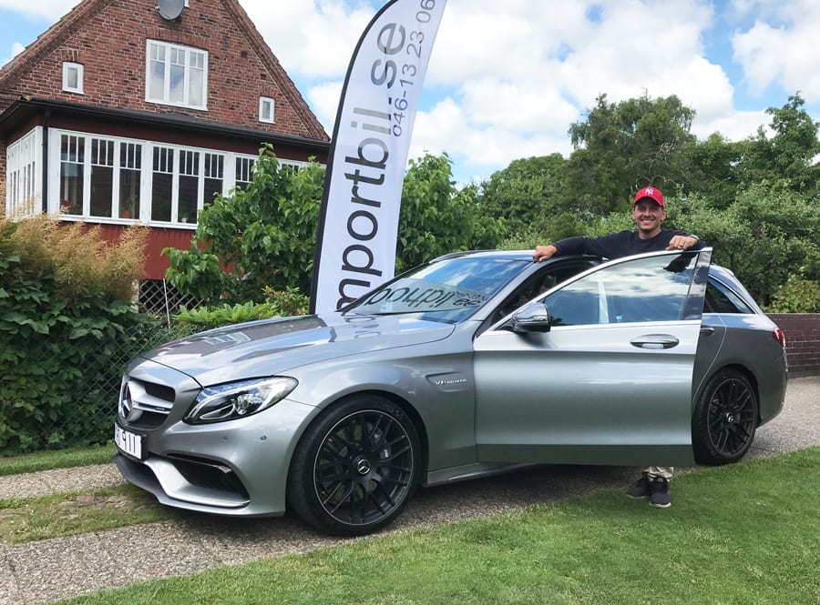 Tyskland import av en Mercedes C 63 AMG T