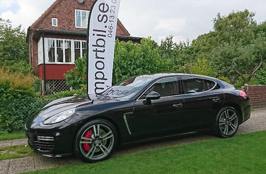 Import av en Porsche Panamera 520 hk
