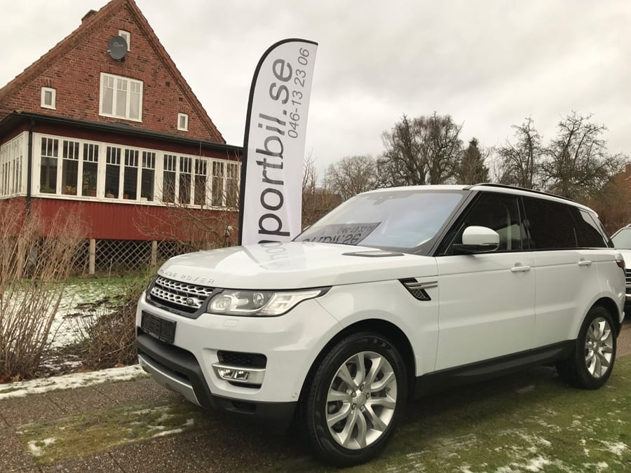 Land Rover Range Rover Sport TDV6 importfordon från Tyskland Importfordon från Tyskland Land Rover Range Rover Sport TDV6