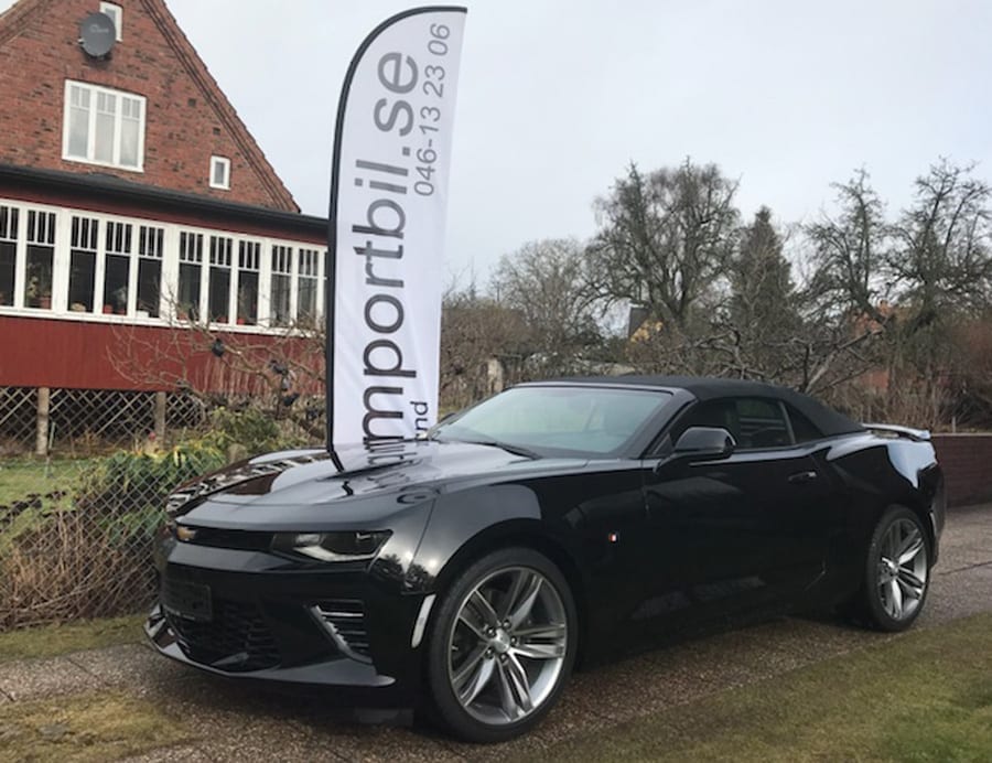 Tyskland import av en Chevrolet Camaro Importfordon från Tyskland Chevrolet Camaro