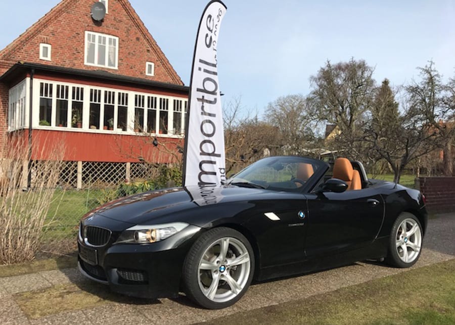 Importfordon från Tyskland av Importbil Importera bil från Tyskland genom Importbil.se BMW Z4 svart