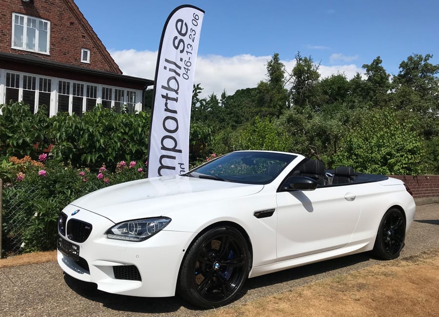 Importfordon från Tyskland BMW M6 cab 560 hk