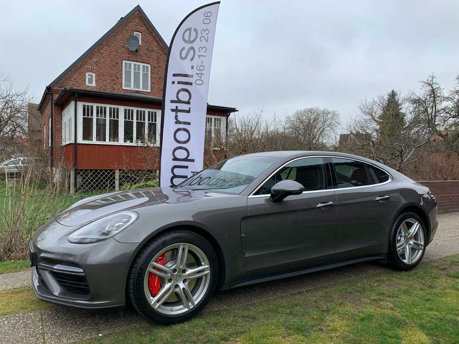 Tysk import av Porsche Panamera Importerad Porsche Panamera