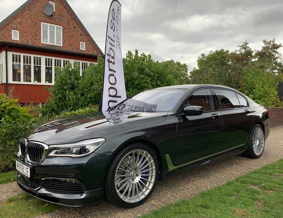 Import av Svantes Alpina B7 med 608 hk Svantes Alpina B7 med 608 hk från Tyskland