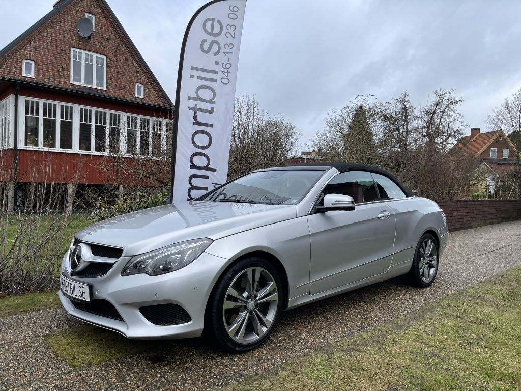 Mercedes E 350 CAB importerad från Tyskland Tysk import av en Mercedes E 350 CAB