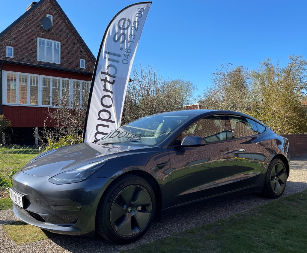 Tysk import av Tesla 3 Importerad från Tyskland Tesla 3