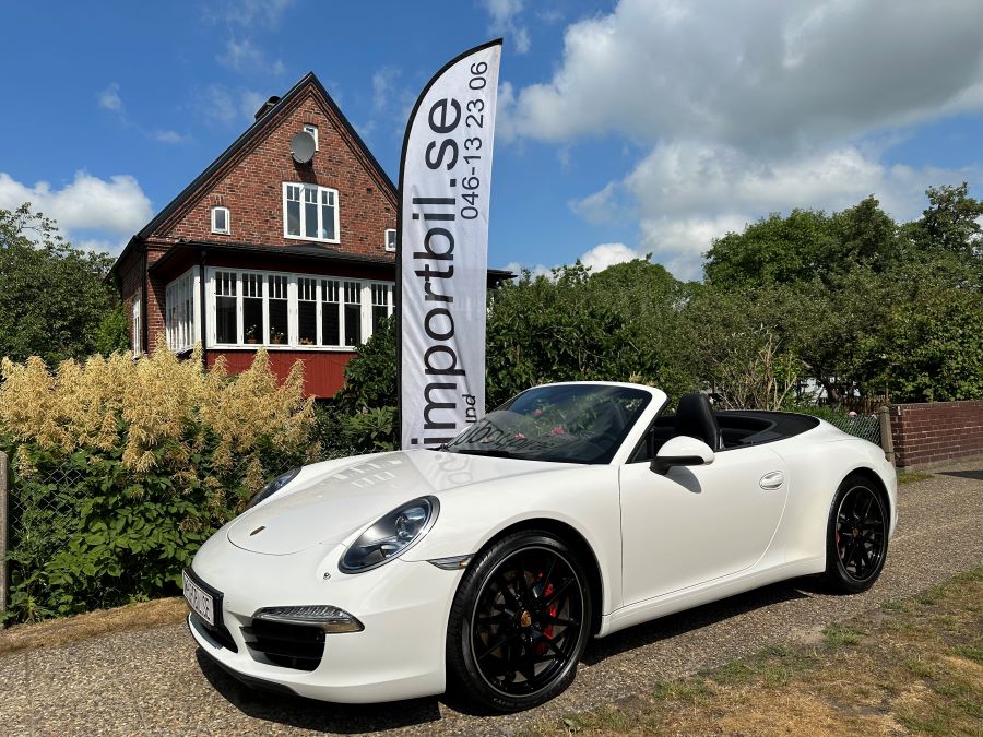 Porsche 911 Cab 400 hk importerad från Tyskland Tyskland import av Porsche 911 Cab 400 hk